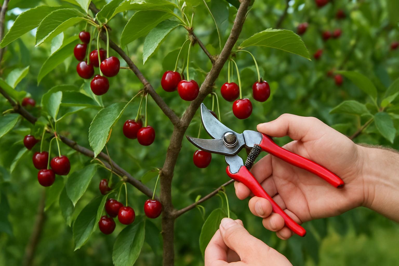 вишня. Обрезка: когда и как формировать крону